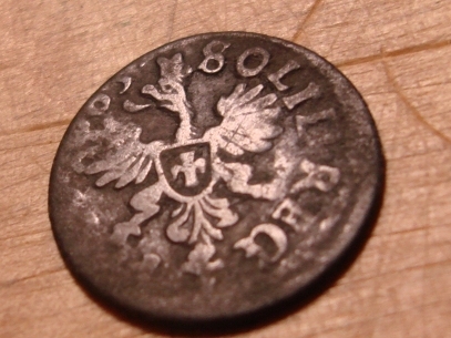 Солид монета, найденая по дороге в Малую Кракотку у храма